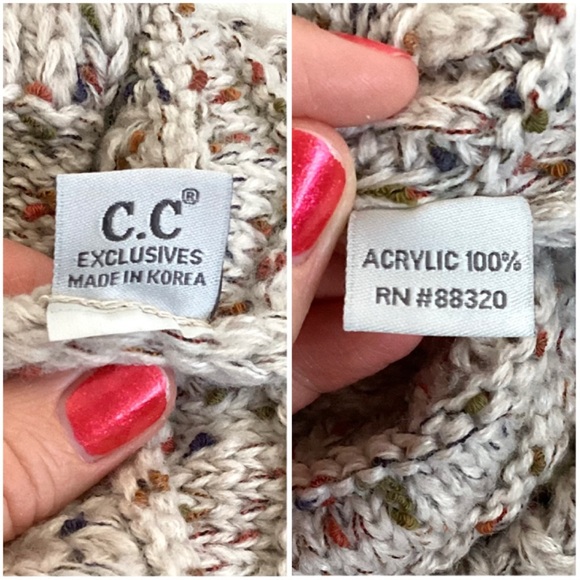 \C.C\ Pom Pom Beanie - Picture 9 of 9